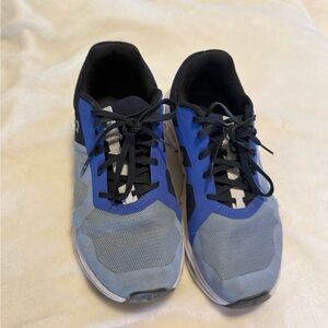 On Running Blue and Gray Athletic Shoes